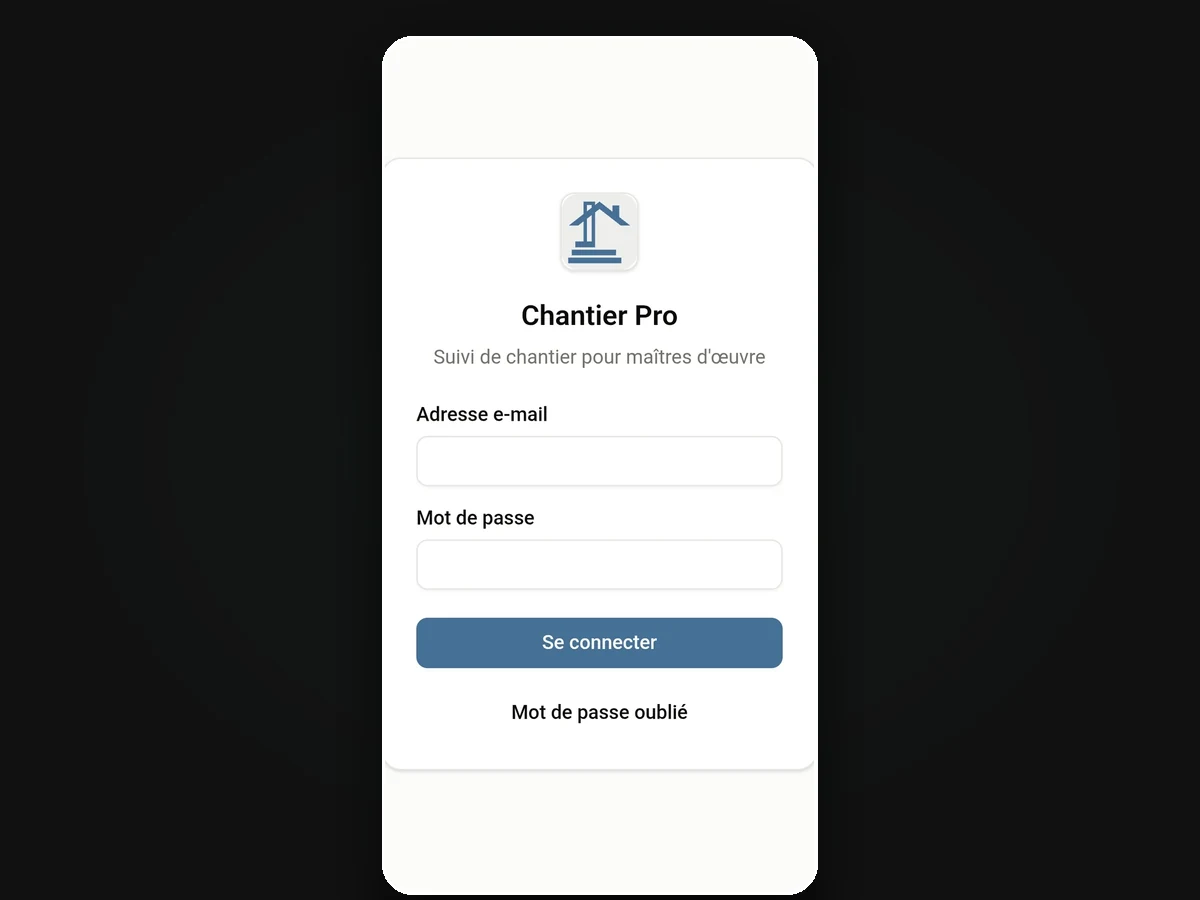 Chantier Pro